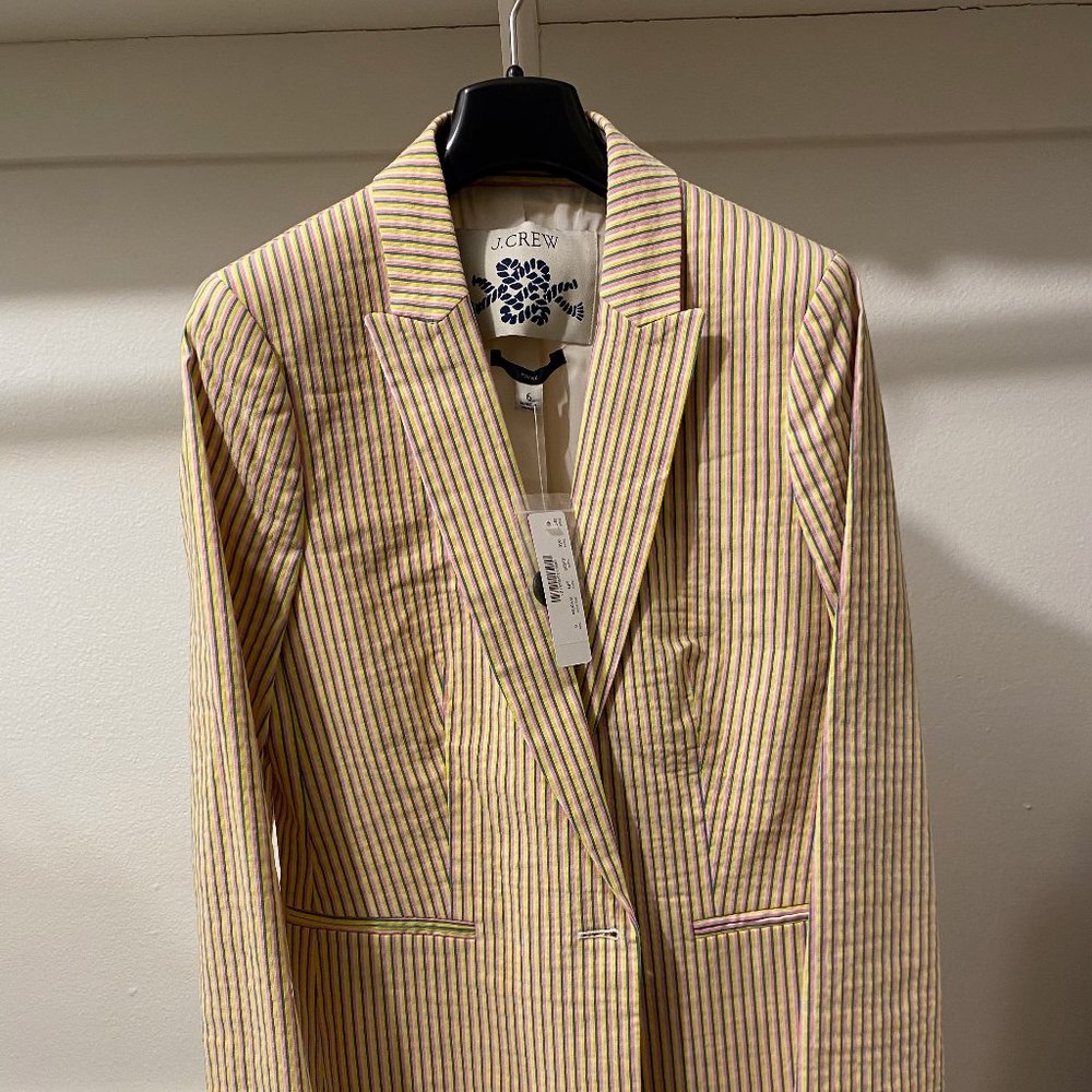 NWT Seersucker Blazer